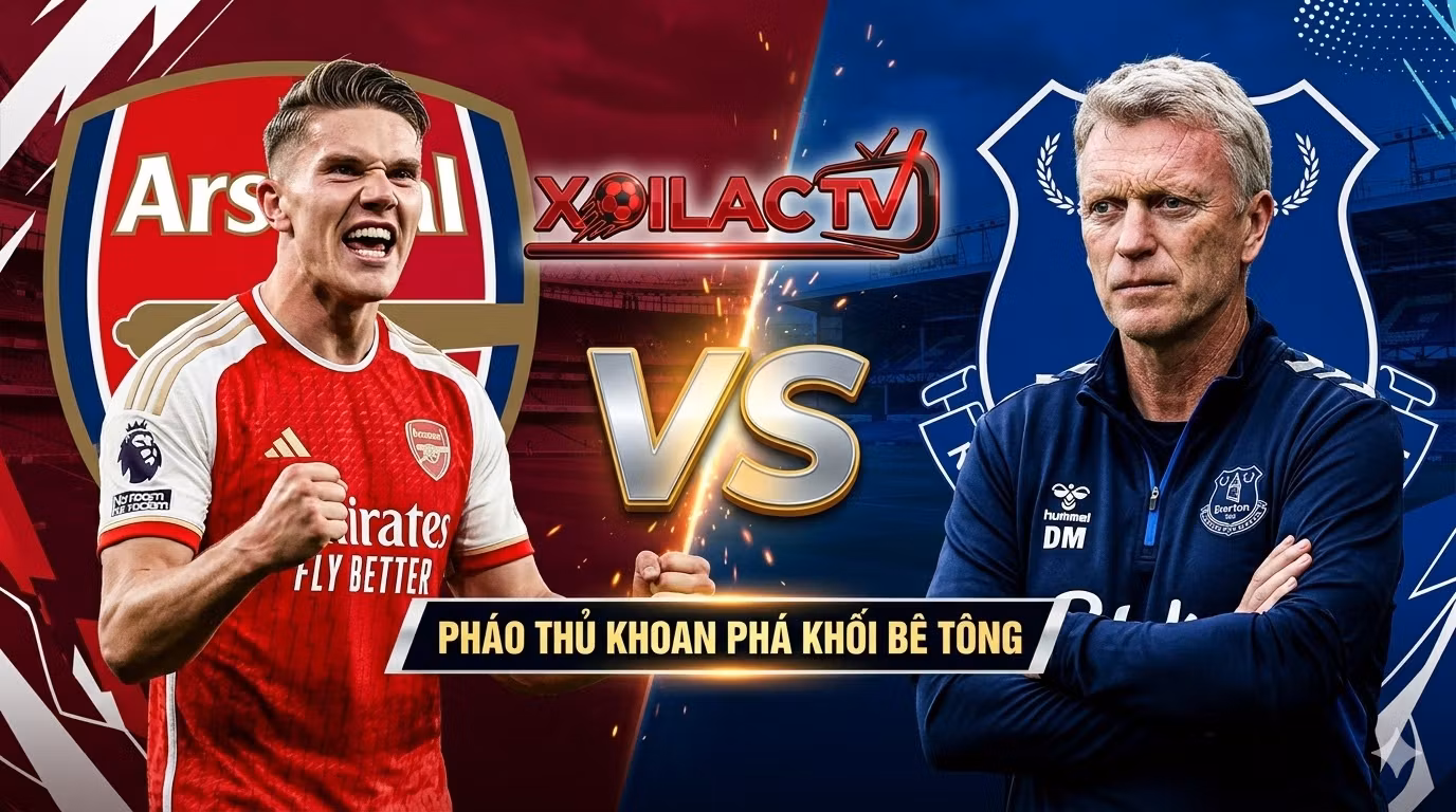 Nhận định trận đấu Arsenal vs Everton lúc 00h30 ngày 15/03 - Chuyên gia Xoilac TV phân tích cách Pháo thủ khoan phá khối low-block